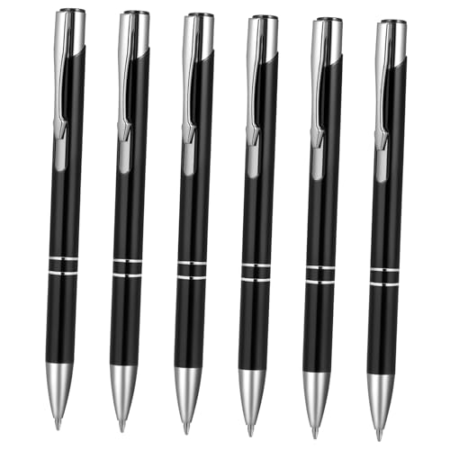 SEWACC 6 Stück Kugelschreiber büroartikel büromaterial the notebook book famaliguy kollege Schwarze Tintenstifte Stifte mit mittlerer Spitze Schreibstifte für Männer Planer Stifte Black SEWACC 6 Stück Kugelschreiber büroartikel büromaterial the notebook book famaliguy kollege Schwarze Tintenstifte Stifte mit mittlerer Spitze Schreibstifte für Männer Planer Stifte Black von SEWACC