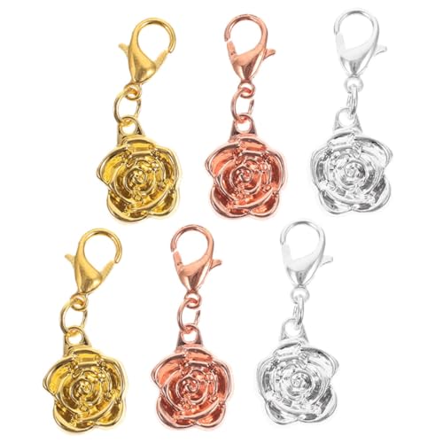 SEWACC 6 Stück Magnetische Schmuck Verschlüsse Teiliges Rosenform Magnetverschluss für Armbänder Halsketten DIY Schmuckverbinder in Silber Gold Roségold Einfache Handhabung Dekorativ SEWACC 6 Stück Magnetische Schmuck Verschlüsse Teiliges Rosenform Magnetverschluss für Armbänder Halsketten DIY Schmuckverbinder in Silber Gold Roségold Einfache Handhabung Dekorativ von SEWACC