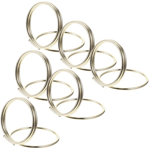 SEWACC 6 Stück Memo Clamp Metall Notizhalter mit Sockel Stabiler Tischkartenhalter für Hochzeitstischnummern Kreative Goldene Platzkarten Halterung Vielseitig für Büro und Veranstaltungen SEWACC 6 Stück Memo Clamp Metall Notizhalter mit Sockel Stabiler Tischkartenhalter für Hochzeitstischnummern Kreative Goldene Platzkarten Halterung Vielseitig für Büro und Veranstaltungen von SEWACC