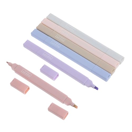 SEWACC 6 Stück Pastell Textmarker für Schüler Extra Glattes Schreibsystem Langlebige Marker zum Hervorheben Wichtiger Notizen für Studium Arbeit und Bücher Handlich und Auslaufsicher SEWACC 6 Stück Pastell Textmarker für Schüler Extra Glattes Schreibsystem Langlebige Marker zum Hervorheben Wichtiger Notizen für Studium Arbeit und Bücher Handlich und Auslaufsicher von SEWACC
