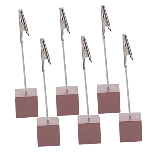 SEWACC 6 Stück Retro Krokodilklemmen Bunte Memo Clips für Büro Schule und Zuhause Praktische Notizen und Foto Halter Kreative Tischdekoration aus Robustem Material von SEWACC
