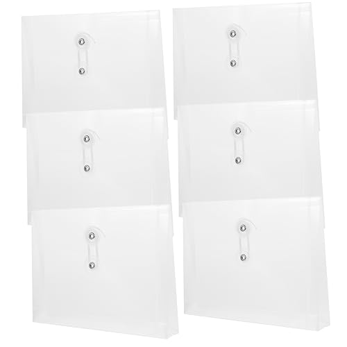 SEWACC 6 Stück Schnur Pp Seil Verbreiterte Dreidimensionale Bürodokumententasche Aktenaufbewahrungstasche 6 Stück Verpackungsetiketten Aufbewahrungsboxen Halter Verpackungsumschlagbeutel SEWACC 6 Stück Schnur Pp Seil Verbreiterte Dreidimensionale Bürodokumententasche Aktenaufbewahrungstasche 6 Stück Verpackungsetiketten Aufbewahrungsboxen Halter Verpackungsumschlagbeutel von SEWACC