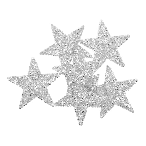 SEWACC 6 Stück Selbstklebende Glitzer Patches für Kreative Kleidungsgestaltung für Diy Reparaturen und von SEWACC