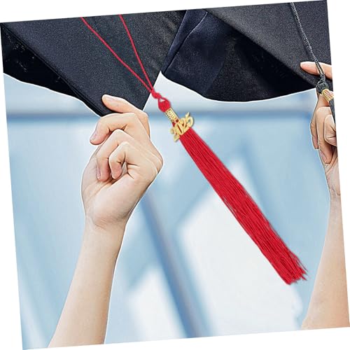 SEWACC 6 Stück Teiliges Abschluss Quasten Polyester Weiche Komfortable Abschlusskappen Dekoration Einfach Anzubringender Bachelor Hut Anhänger für Abschlussfeiern und Party Zubehör SEWACC 6 Stück Teiliges Abschluss Quasten Polyester Weiche Komfortable Abschlusskappen Dekoration Einfach Anzubringender Bachelor Hut Anhänger für Abschlussfeiern und Party Zubehör von SEWACC