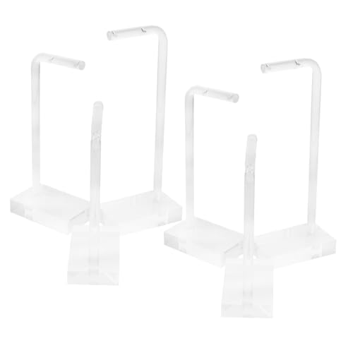 SEWACC 6 Stück Teiliges Acryl Ohrring Display Rack Stabiler Transparenter Ohrstecker Halter Langlebiger Schmuckständer für Sichere Aufbewahrung und Übersichtliche Organisation von von SEWACC