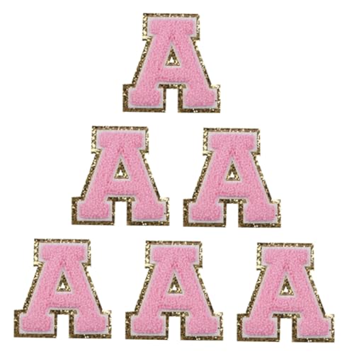 SEWACC 6 Stück Teiliges Bestickte Buchstaben Patches zum Aufbügeln Langlebige Kleidung Sewing Appliques für DIY Reparatur und Dekoration von Taschen Hüten Schuhen Jacken SEWACC 6 Stück Teiliges Bestickte Buchstaben Patches zum Aufbügeln Langlebige Kleidung Sewing Appliques für DIY Reparatur und Dekoration von Taschen Hüten Schuhen Jacken von SEWACC