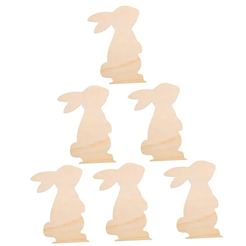 SEWACC 6 Stück Teiliges Blanko Holzhasen zum Bemalen DIY Dekorationen Natürliche Holzscheiben für Erwachsene Praktische Party Ornamente Einfache Gestaltung und Vielseitig Verwendbar SEWACC 6 Stück Teiliges Blanko Holzhasen zum Bemalen DIY Dekorationen Natürliche Holzscheiben für Erwachsene Praktische Party Ornamente Einfache Gestaltung und Vielseitig Verwendbar von SEWACC