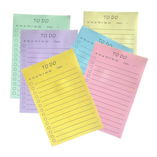 SEWACC 6 Stück Teiliges Bunte Haftnotizen Kleine Selbstklebende Memo Pads mit Abreißbaren Blättern Starke Haftung Beschreibbar Vielseitig für Büro Schule und Zuhause Geeignet SEWACC 6 Stück Teiliges Bunte Haftnotizen Kleine Selbstklebende Memo Pads mit Abreißbaren Blättern Starke Haftung Beschreibbar Vielseitig für Büro Schule und Zuhause Geeignet von SEWACC