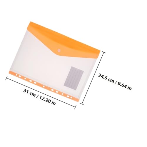 SEWACC 6 Stück Teiliges Dokumententaschen Druckknopf Transparente für Büro Alltagsorganisation Kompatibel Reißfest Leichte Aufbewahrungstaschen in Farben SEWACC 6 Stück Teiliges Dokumententaschen Druckknopf Transparente für Büro Alltagsorganisation Kompatibel Reißfest Leichte Aufbewahrungstaschen in Farben von SEWACC