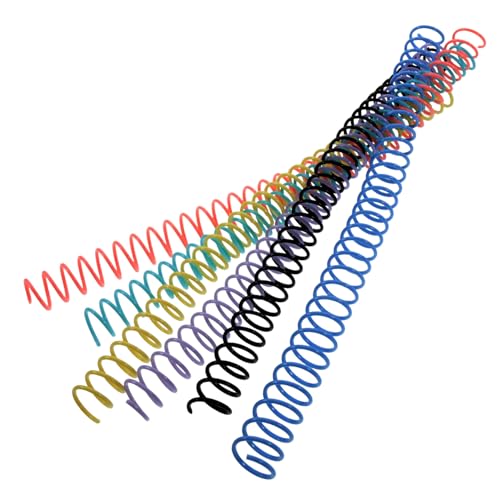 SEWACC 6 Stück Teiliges Farbige Abnehmbare Binderinge für Notizbücher und Loseblattordner Flexible und Leichte Metallringe zum Schnellen Binden von Karteikarten und Notizblättern von SEWACC