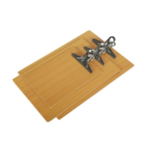 SEWACC 6 Stück Teiliges Klemmbrett aus Hartfaserplatte mit Robustem Metallclip Rutschfeste Schreibunterlage Abgerundete Ecken Langlebig und Rostfrei für Büro und Schule SEWACC 6 Stück Teiliges Klemmbrett aus Hartfaserplatte mit Robustem Metallclip Rutschfeste Schreibunterlage Abgerundete Ecken Langlebig und Rostfrei für Büro und Schule von SEWACC