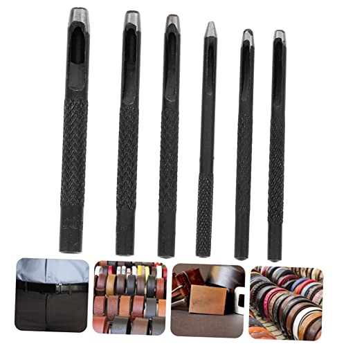 SEWACC 6 Stück Teiliges Lederlochstanzer Hochwertigem Stahl Runde Hohlstanzwerkzeuge für Kleidung Taschen und Gürtel Einfach zu Bedienen für Präzise Handwerksarbeiten SEWACC 6 Stück Teiliges Lederlochstanzer Hochwertigem Stahl Runde Hohlstanzwerkzeuge für Kleidung Taschen und Gürtel Einfach zu Bedienen für Präzise Handwerksarbeiten von SEWACC