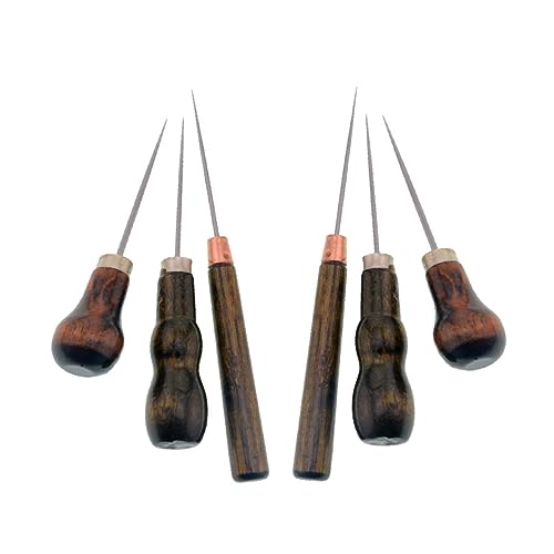 SEWACC 6 Stück Teiliges Lederlochwerkzeug Multifunktionale Ahlen für DIY Nähprojekte für Schuhe Lederhandwerk und Reparaturen im Haushalt Mit Gerader Spitze pro Muster Einzelgourd SEWACC 6 Stück Teiliges Lederlochwerkzeug Multifunktionale Ahlen für DIY Nähprojekte für Schuhe Lederhandwerk und Reparaturen im Haushalt Mit Gerader Spitze pro Muster Einzelgourd von SEWACC