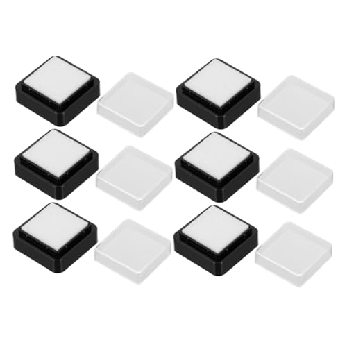 SEWACC 6 Stück Teiliges Leeres Stempelkissen für Diy Projekte Embossing und Malen Vielseitige Bastelunterlage für Home Schule und Büro von SEWACC