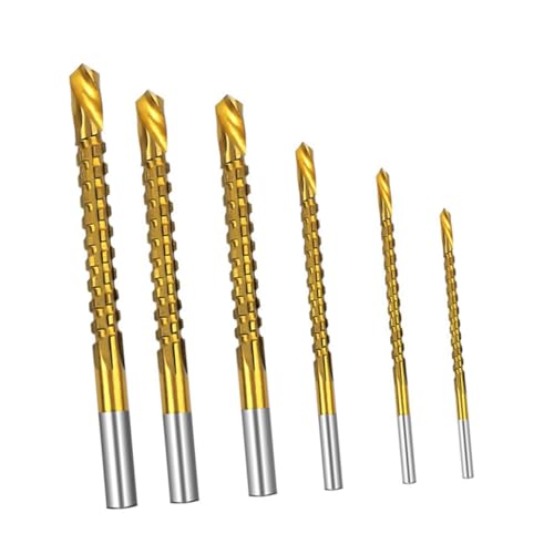 SEWACC 6 Stück Teiliges Metall sägebohrer Verzahntem Spiralbohrer Multifunktional für Holz Metall Präzises Bohren und Schneiden Robustes Stahlwerkzeug für Schreiner und Heimwerker SEWACC 6 Stück Teiliges Metall sägebohrer Verzahntem Spiralbohrer Multifunktional für Holz Metall Präzises Bohren und Schneiden Robustes Stahlwerkzeug für Schreiner und Heimwerker von SEWACC
