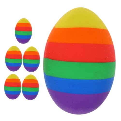 SEWACC 6 Stück Teiliges Mini Radiergummis Ei Design Kreative Niedliche Kleine Radiergummis für Schule Büro Spielerisch als für Mädchen und Schüler SEWACC 6 Stück Teiliges Mini Radiergummis Ei Design Kreative Niedliche Kleine Radiergummis für Schule Büro Spielerisch als für Mädchen und Schüler von SEWACC