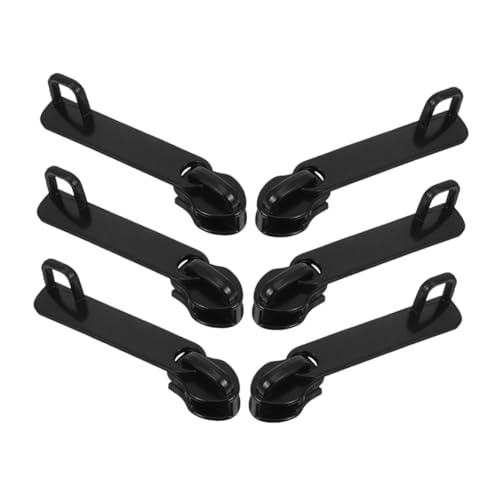 SEWACC 6 Stück Teiliges Nylon Reißverschluss Zipper Pull Wasserdichter Ersatz für Reißverschluss Schieber Explosionsgeschützt für Koffer und Outdoor Aktivitäten SEWACC 6 Stück Teiliges Nylon Reißverschluss Zipper Pull Wasserdichter Ersatz für Reißverschluss Schieber Explosionsgeschützt für Koffer und Outdoor Aktivitäten von SEWACC