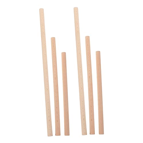 SEWACC 6 Stück Teiliges Runde Buchenholzstäbe Stabile Webstäbe für Wandteppiche DIY Bastelstäbe aus Robustem Holz Vielseitig für Webarbeiten und Dekorationen Geeignet SEWACC 6 Stück Teiliges Runde Buchenholzstäbe Stabile Webstäbe für Wandteppiche DIY Bastelstäbe aus Robustem Holz Vielseitig für Webarbeiten und Dekorationen Geeignet von SEWACC