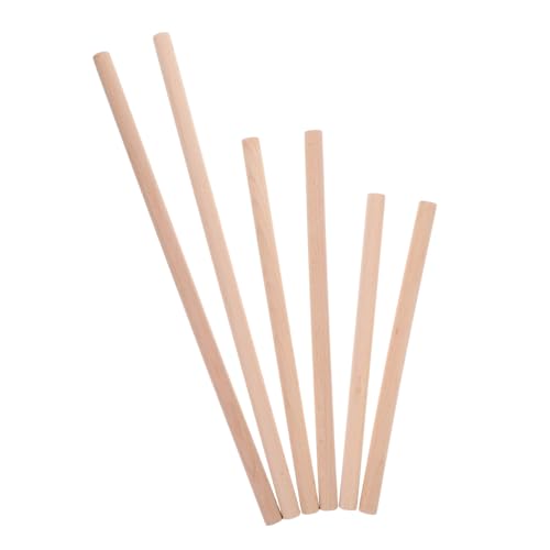 SEWACC 6 Stück Teiliges Runder Holzstäbe für Diy Bastelprojekte Tapestry Hängestangen Natürlichem Holz für Heimdekoration und Kreative Designs SEWACC 6 Stück Teiliges Runder Holzstäbe für Diy Bastelprojekte Tapestry Hängestangen Natürlichem Holz für Heimdekoration und Kreative Designs von SEWACC