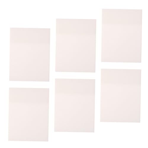 SEWACC 6 Stück Teiliges Selbstklebende Wasserfeste Memo Pads für Büro und Schule Durchsichtige Notizzettel zum Schreiben und Erinnern wasserdichte Notizblöcke SEWACC 6 Stück Teiliges Selbstklebende Wasserfeste Memo Pads für Büro und Schule Durchsichtige Notizzettel zum Schreiben und Erinnern wasserdichte Notizblöcke von SEWACC