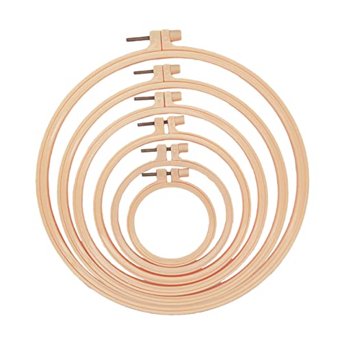 SEWACC 6 Stück Teiliges Set Runde Kunststoff Stickrahmen für Kreuzstich Handstickerei DIY Näharbeiten und Vielseitige Dekorationen Wie Wand Hochzeit Weihnachtsornamente SEWACC 6 Stück Teiliges Set Runde Kunststoff Stickrahmen für Kreuzstich Handstickerei DIY Näharbeiten und Vielseitige Dekorationen Wie Wand Hochzeit Weihnachtsornamente von SEWACC