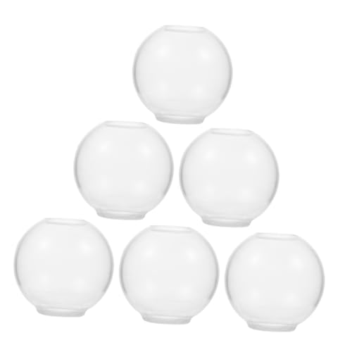 SEWACC 6 Stück Teiliges Silikonform für Kristallkugeln Rundball Mold für DIY Kunstwerke Hochtransparent Leicht zu Reinigen für Epoxidharz Projekte von SEWACC