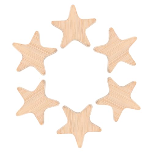 SEWACC 6 Stück Teiliges Sternförmige Holzstücke aus Naturholz Blanko DIY Bastelmaterial für Malbare Holzplatten zum Bemalen und Dekorieren Sicheres Holz für Kreative Handarbeiten SEWACC 6 Stück Teiliges Sternförmige Holzstücke aus Naturholz Blanko DIY Bastelmaterial für Malbare Holzplatten zum Bemalen und Dekorieren Sicheres Holz für Kreative Handarbeiten von SEWACC