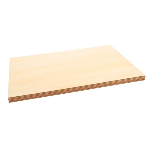SEWACC 6 Stück Unbehandelte Lindenholzplatten für Diy Zeichnen Malen und Brennen Vielseitige Bastelplatten Robustem Holz für Kreative Projekte SEWACC 6 Stück Unbehandelte Lindenholzplatten für Diy Zeichnen Malen und Brennen Vielseitige Bastelplatten Robustem Holz für Kreative Projekte von SEWACC