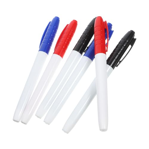 SEWACC 6 Stück Weiße Whiteboard Marker Feine Spitze Abwischbar Trocken Abwischbare Wasserbasierte Stifte für Büro Schule Zuhause Wiederverwendbar Leicht und Tragbar SEWACC 6 Stück Weiße Whiteboard Marker Feine Spitze Abwischbar Trocken Abwischbare Wasserbasierte Stifte für Büro Schule Zuhause Wiederverwendbar Leicht und Tragbar von SEWACC