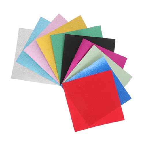 SEWACC 60 Blatt Farben Funkelndes Origami Papier für Kreative Diy Projekte Einfach zu Falten ohne Glitzerverlust für Bastelarbeiten von SEWACC