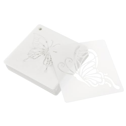 SEWACC 60 Blatt Teiliges Wiederverwendbare Schablonen für Graffiti und DIY Kreative Hohle Malvorlagen mit Schmetterling und Libellenmotiven Langlebig und Hautfreundlich für Vielseitige SEWACC 60 Blatt Teiliges Wiederverwendbare Schablonen für Graffiti und DIY Kreative Hohle Malvorlagen mit Schmetterling und Libellenmotiven Langlebig und Hautfreundlich für Vielseitige von SEWACC