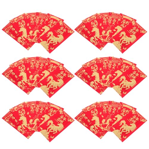 SEWACC 60 Stück Bargeldumschläge Für Hochzeiten Dekorationen Partys Das Mondfest Chinesische Hochzeit Frühling Gastgeschenke Hong Umschläge Neu Für – Ets Jahr Geldgeschenke von SEWACC