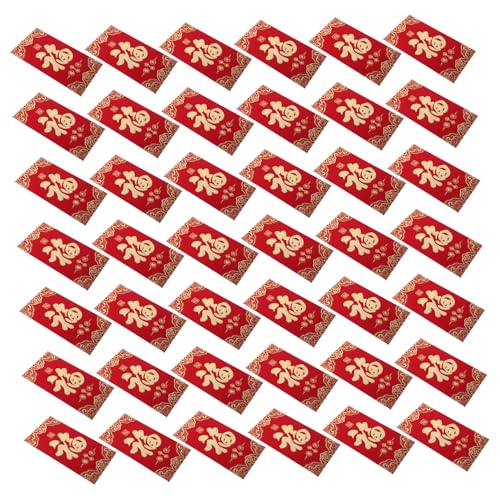 SEWACC 60 Stück Chinesische Rote Umschläge Traditionelle Fu Zeichen Glücksumschlitze zum Frühlingsfest Lunar Year Jahr Des Pferdes Individuell Verpackt für Festliche Geschenkübergabe SEWACC 60 Stück Chinesische Rote Umschläge Traditionelle Fu Zeichen Glücksumschlitze zum Frühlingsfest Lunar Year Jahr Des Pferdes Individuell Verpackt für Festliche Geschenkübergabe von SEWACC