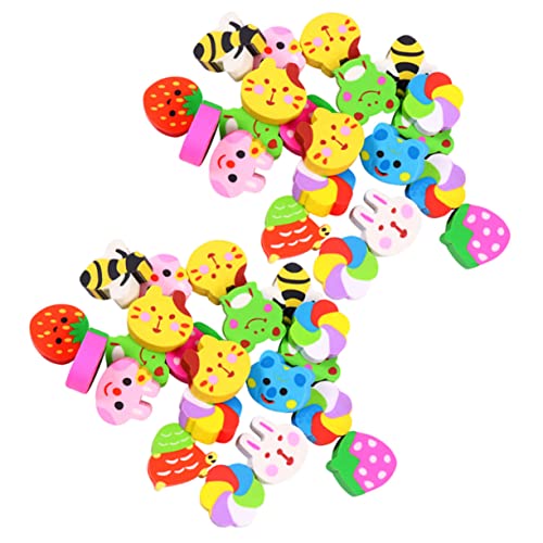 SEWACC 60 Stück Mini Radiergummis Cartoon Design Portable Radierer für Kreative Schulmaterialien für Schüler und Kleine Mädchen SEWACC 60 Stück Mini Radiergummis Cartoon Design Portable Radierer für Kreative Schulmaterialien für Schüler und Kleine Mädchen von SEWACC