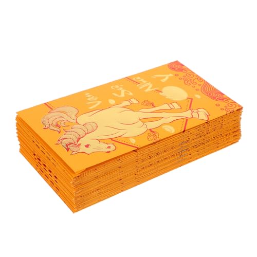 SEWACC 60 Stück Rote Umschläge für das Frühjahrsfest des des Pferdes Chinesische Geldumschläge Neujahrsumschläge Pferdrote Umschläge Chinesisches Hongbao rote Pakete Papier Golden SEWACC 60 Stück Rote Umschläge für das Frühjahrsfest des des Pferdes Chinesische Geldumschläge Neujahrsumschläge Pferdrote Umschläge Chinesisches Hongbao rote Pakete Papier Golden von SEWACC