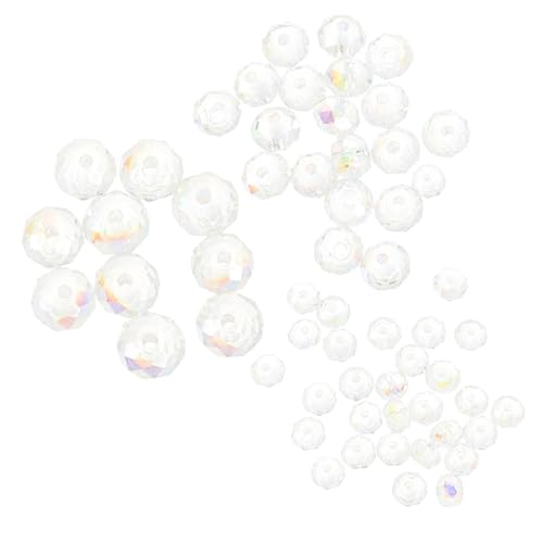 SEWACC 60 Stück Teiliges Glasperlen Facettierte Bunte Schmuckperlen Flach für DIY Armbänder Halsketten Bastelarbeiten Kreative Schmuckherstellung Geschenkidee SEWACC 60 Stück Teiliges Glasperlen Facettierte Bunte Schmuckperlen Flach für DIY Armbänder Halsketten Bastelarbeiten Kreative Schmuckherstellung Geschenkidee von SEWACC