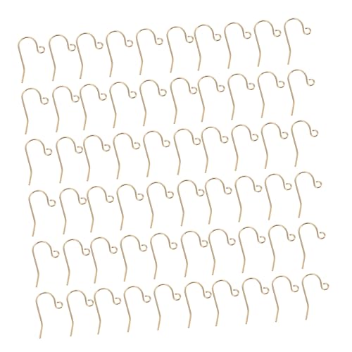 SEWACC 60 Stück Teiliges Gold Beschichtetes Kupfer Ohrhaken Minimalistische DIY Schmuckherstellung Bequeme Stabile Ohrhaken für Frauen Elegantes Design für Vielseitige von SEWACC