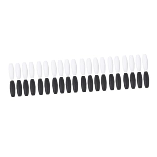 SEWACC 60 Stück Teiliges Kunststoff Barrel Connectors Leichte DIY Verschlüsse für Armbänder und Halsketten Sichere Breakaway Clasps für Schmuckherstellung Schwarz und Weiß Praktische von SEWACC