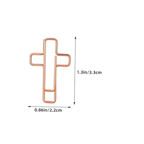 SEWACC 60 Stück Teiliges Metall-büroklammern Kreuzform Langlebige Lesezeichenklammern für Bibelstudium Journaling Büro Schule und Zuhause Dekorative Dokumentenklammern mit Spirituellem SEWACC 60 Stück Teiliges Metall-büroklammern Kreuzform Langlebige Lesezeichenklammern für Bibelstudium Journaling Büro Schule und Zuhause Dekorative Dokumentenklammern mit Spirituellem von SEWACC