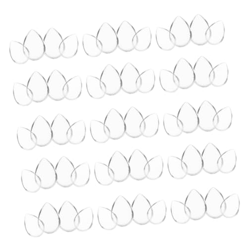 SEWACC 60 Stück Transparente Wasserfall Glascabochons Flach Rückseite Halboval für DIY Schmuckherstellung Bastelsteine Zubehör Kreative Handarbeiten SEWACC 60 Stück Transparente Wasserfall Glascabochons Flach Rückseite Halboval für DIY Schmuckherstellung Bastelsteine Zubehör Kreative Handarbeiten von SEWACC