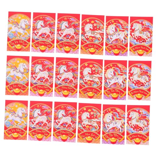 SEWACC 60 Stück Vietnamese Year Envelopes Horse Zodiac Lucky Money Bags Spring Festival Lunar Year Money Packets mit Vietnamesischem Design für und Freunde SEWACC 60 Stück Vietnamese Year Envelopes Horse Zodiac Lucky Money Bags Spring Festival Lunar Year Money Packets mit Vietnamesischem Design für und Freunde von SEWACC