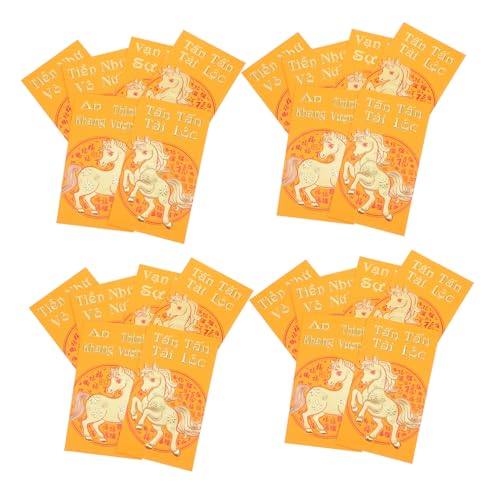 SEWACC 60 Stück Vietnamesische Geldumschläge für Bargeld mit Pferdemotiv Goldene Lunar Neujahrs Hong Bao Umschläge Langlebig Traditionell für Familie und Freunde zum Frühlingsfest SEWACC 60 Stück Vietnamesische Geldumschläge für Bargeld mit Pferdemotiv Goldene Lunar Neujahrs Hong Bao Umschläge Langlebig Traditionell für Familie und Freunde zum Frühlingsfest von SEWACC