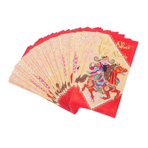 SEWACC 60 Stück Vietnamesische Rote Umschläge Pferdejahr Glücksgeldumschläge Chinesische Neujahrsbriefumschläge Für Lunar Year Party Multikulturelle Festtagsdeko SEWACC 60 Stück Vietnamesische Rote Umschläge Pferdejahr Glücksgeldumschläge Chinesische Neujahrsbriefumschläge Für Lunar Year Party Multikulturelle Festtagsdeko von SEWACC
