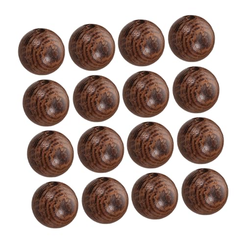 SEWACC 60 Stück Vintage Holzperlen Diy Armbandperlen Hochwertigem Holz für Schmuckherstellung Bastelbedarf und Kreative Projekte von SEWACC