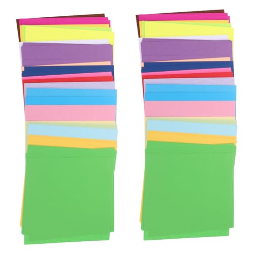 SEWACC 600 Blatt Buntes Origami Papier Doppelseitig Leicht Kinderfreundlich Robust für DIY Bastelprojekte Schulaktivitäten Kreative und Motoriktraining von SEWACC