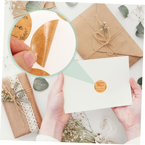 SEWACC 600 Blatt Selbstklebende Kraftpapier Etiketten Beschreibbar Lebensmittel Geschenk Aufkleber Marmeladen Deko für Partytüten Briefumschlag Geschenkverpackung SEWACC 600 Blatt Selbstklebende Kraftpapier Etiketten Beschreibbar Lebensmittel Geschenk Aufkleber Marmeladen Deko für Partytüten Briefumschlag Geschenkverpackung von SEWACC