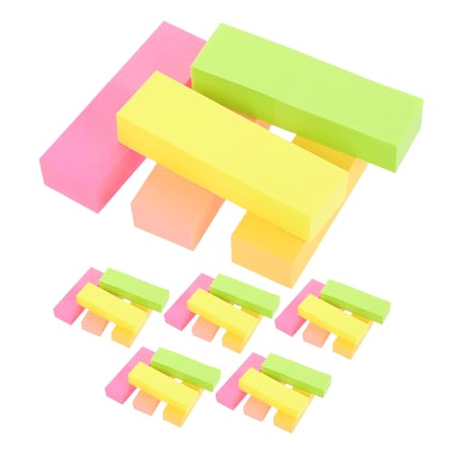 SEWACC 600 Stück Bunte Sticky Page Markers Selbstklebend Wiederbeschreibbare Index Label Sticker Farbige Haftnotizen für Effiziente Seitenmarkierung und Organisation von Büchern von SEWACC