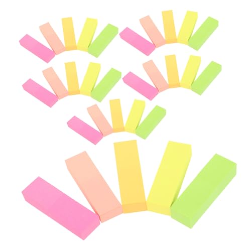 SEWACC 600 Stück Bunte Sticky Tabs Selbstklebende Haftnotizen Haftstreifen für Bücher Kennzeichnung und Organisation Stark Haftend Vielseitig Einsetzbar für Schule und Büro von SEWACC