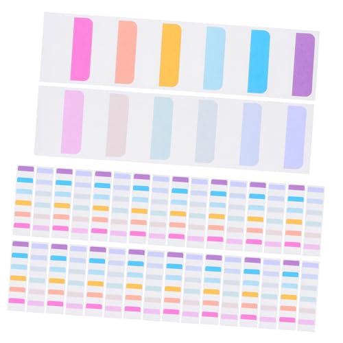 SEWACC 600 Stück Farbige Haftnotizen Selbstklebende Index Tabs Schreibbar Für Bücher Dokumente Organisation Bürounterricht SEWACC 600 Stück Farbige Haftnotizen Selbstklebende Index Tabs Schreibbar Für Bücher Dokumente Organisation Bürounterricht von SEWACC