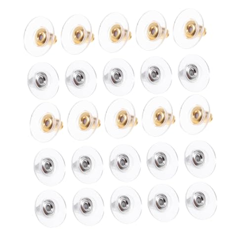SEWACC 600 Stück Ohrring Stopper aus Flexiblem Allergisch und Langlebig Praktische Ohrstecker Verschlüsse für DIY Schmuckherstellung und Sicheren Halt Geeignet für Anfänger und Profis SEWACC 600 Stück Ohrring Stopper aus Flexiblem Allergisch und Langlebig Praktische Ohrstecker Verschlüsse für DIY Schmuckherstellung und Sicheren Halt Geeignet für Anfänger und Profis von SEWACC
